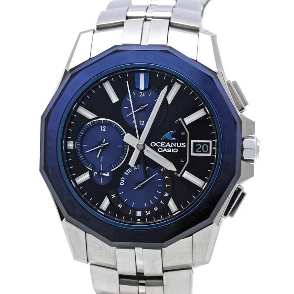 CASIO Oceanus Manta Date OCW-S6000-1AJF Men's Titanium Watch 40484